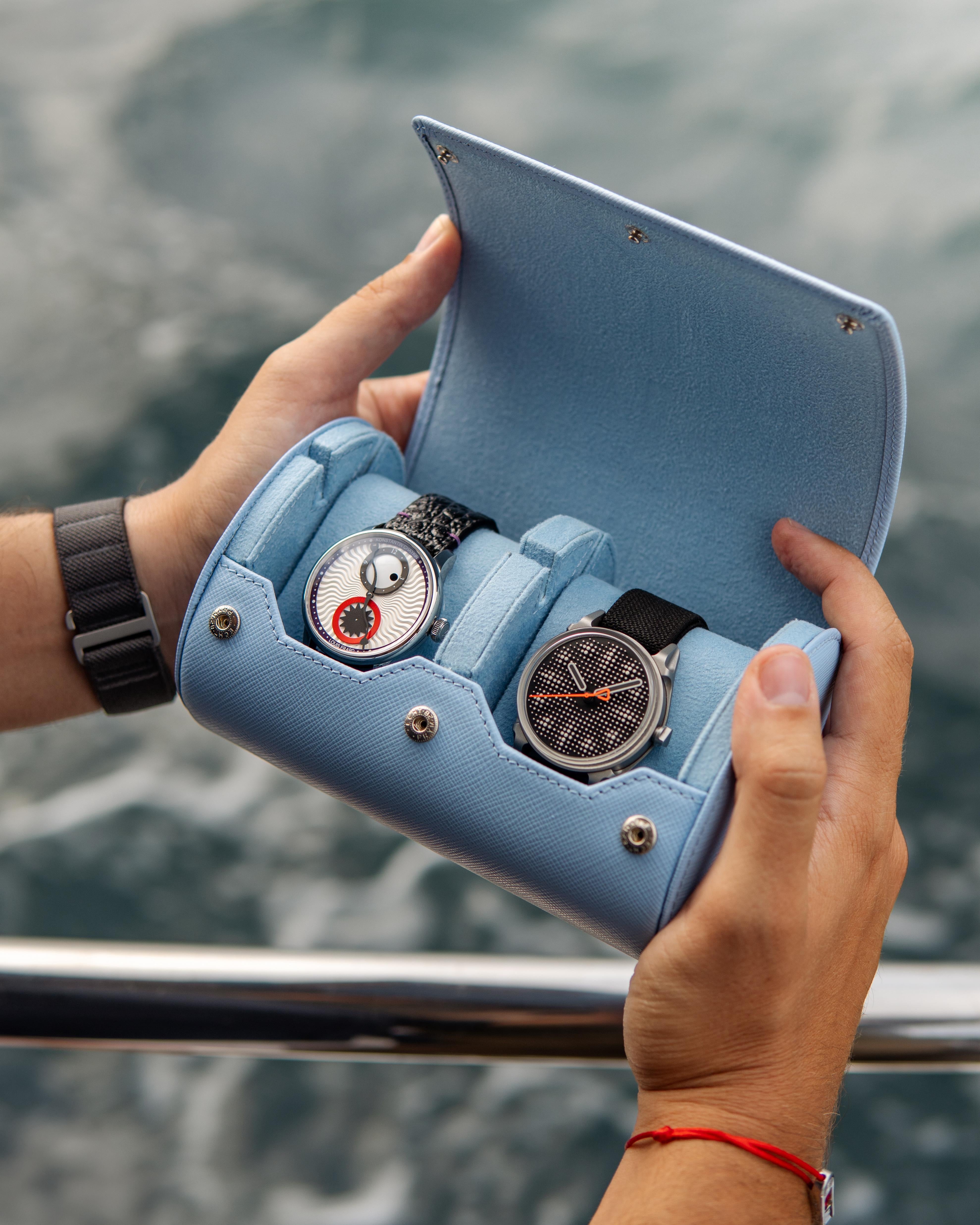 2 Lİ SAAT KUTUSU ( Watch Roll - 2 Slots )-2