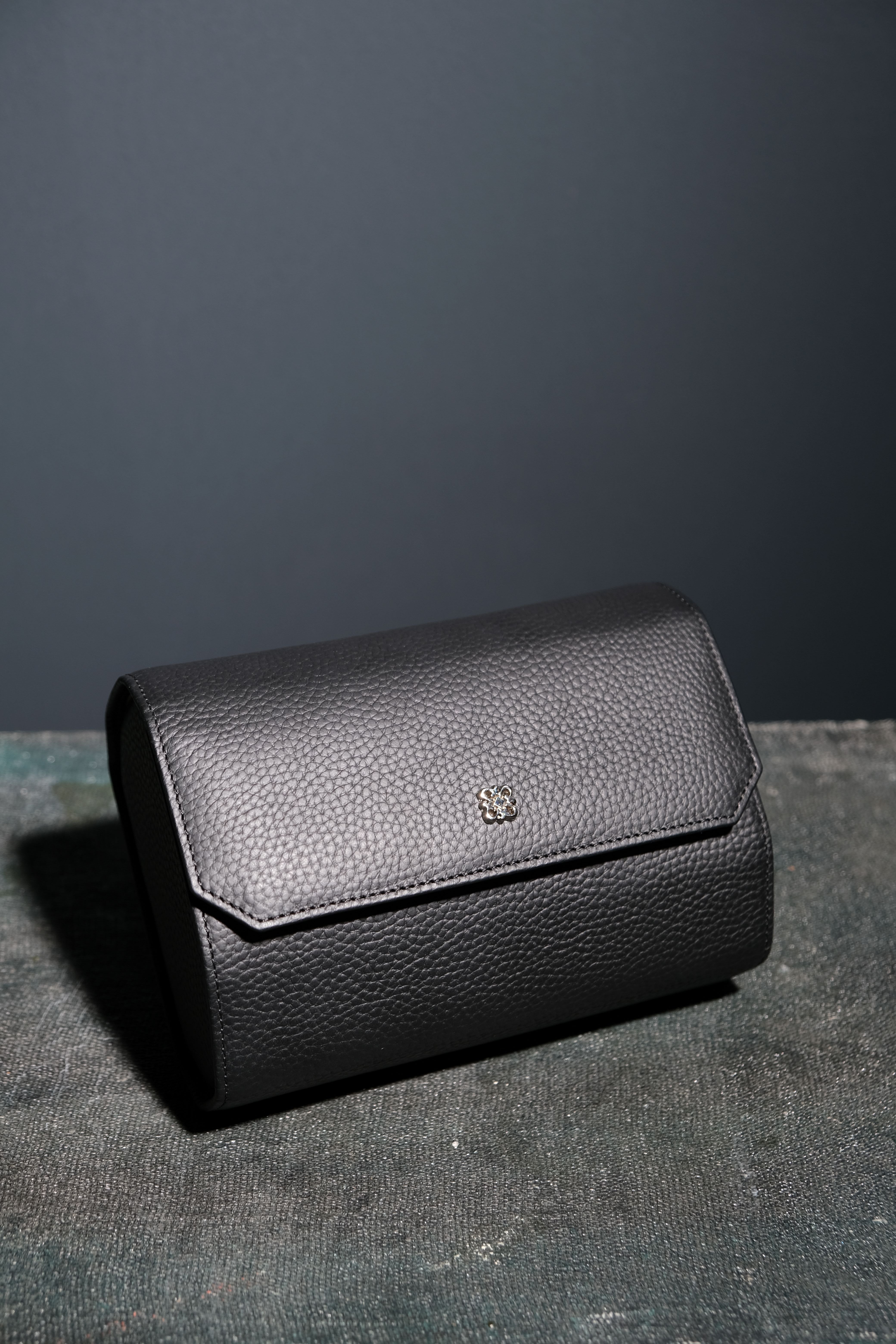 2 Li Saat koruma & kol düğmelik (Watch Roll & Cufflink Case)-3