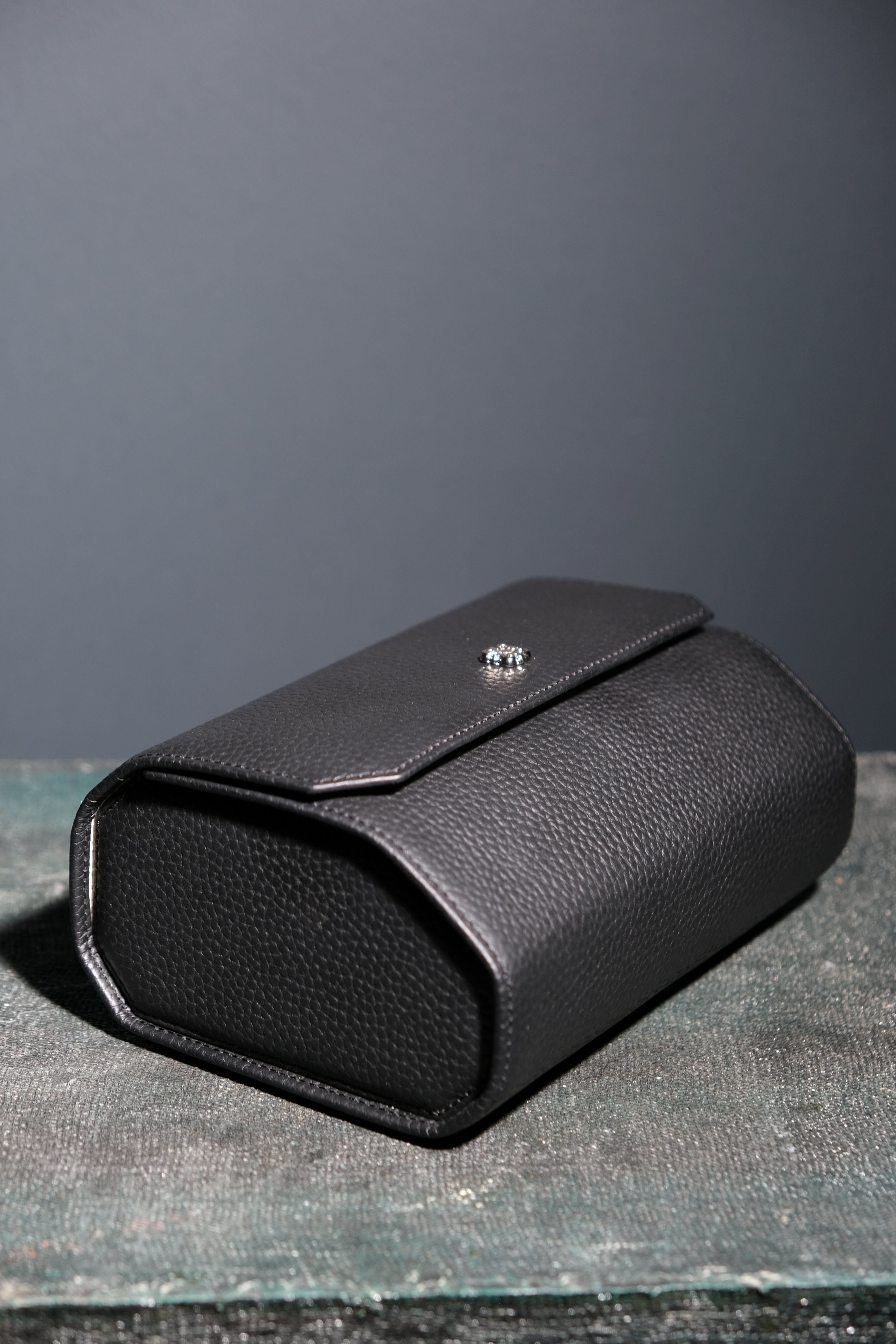2 Li Saat koruma & kol düğmelik (Watch Roll & Cufflink Case)-4