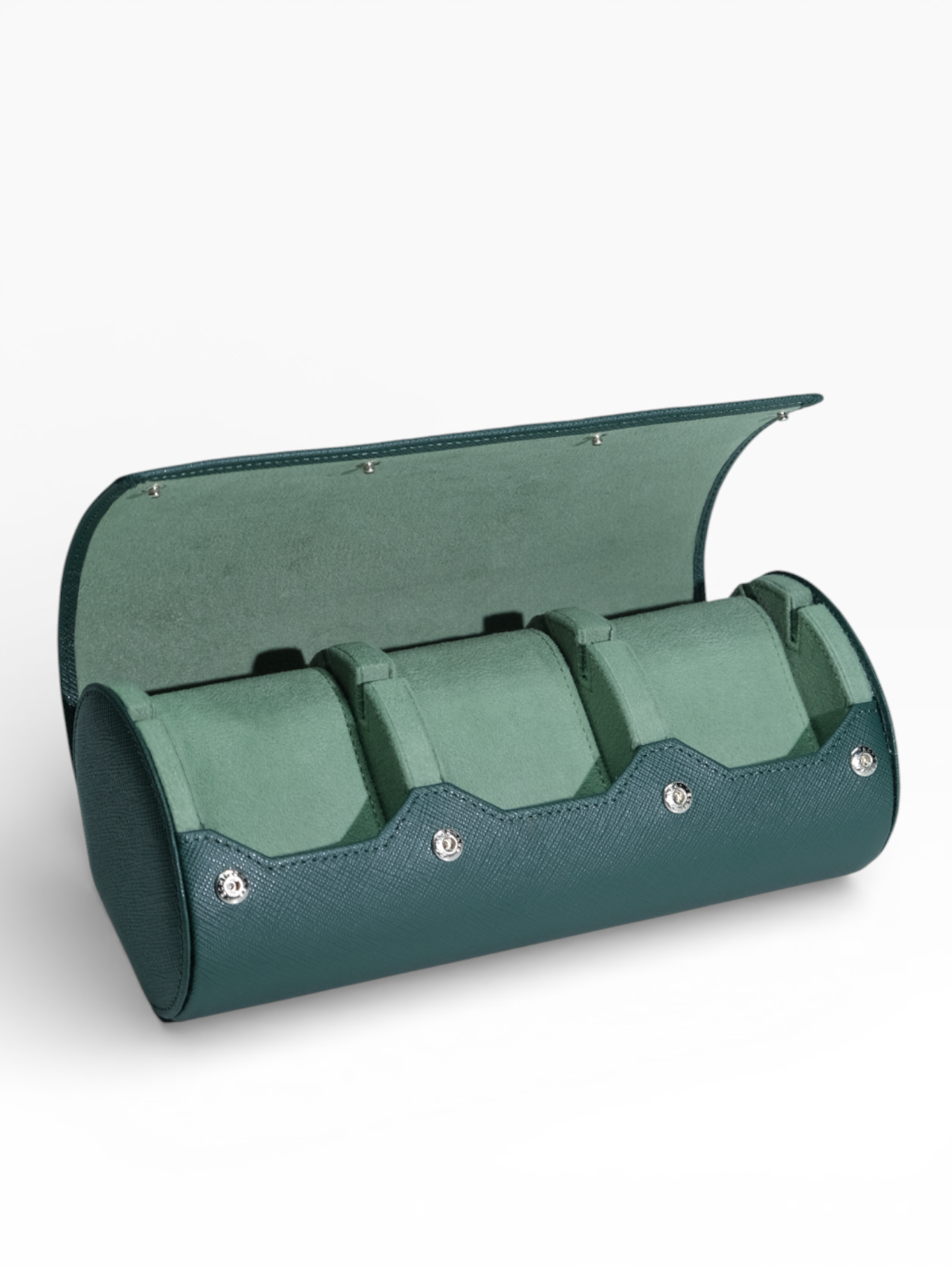 Watch Roll Saffiano - 3 Slot