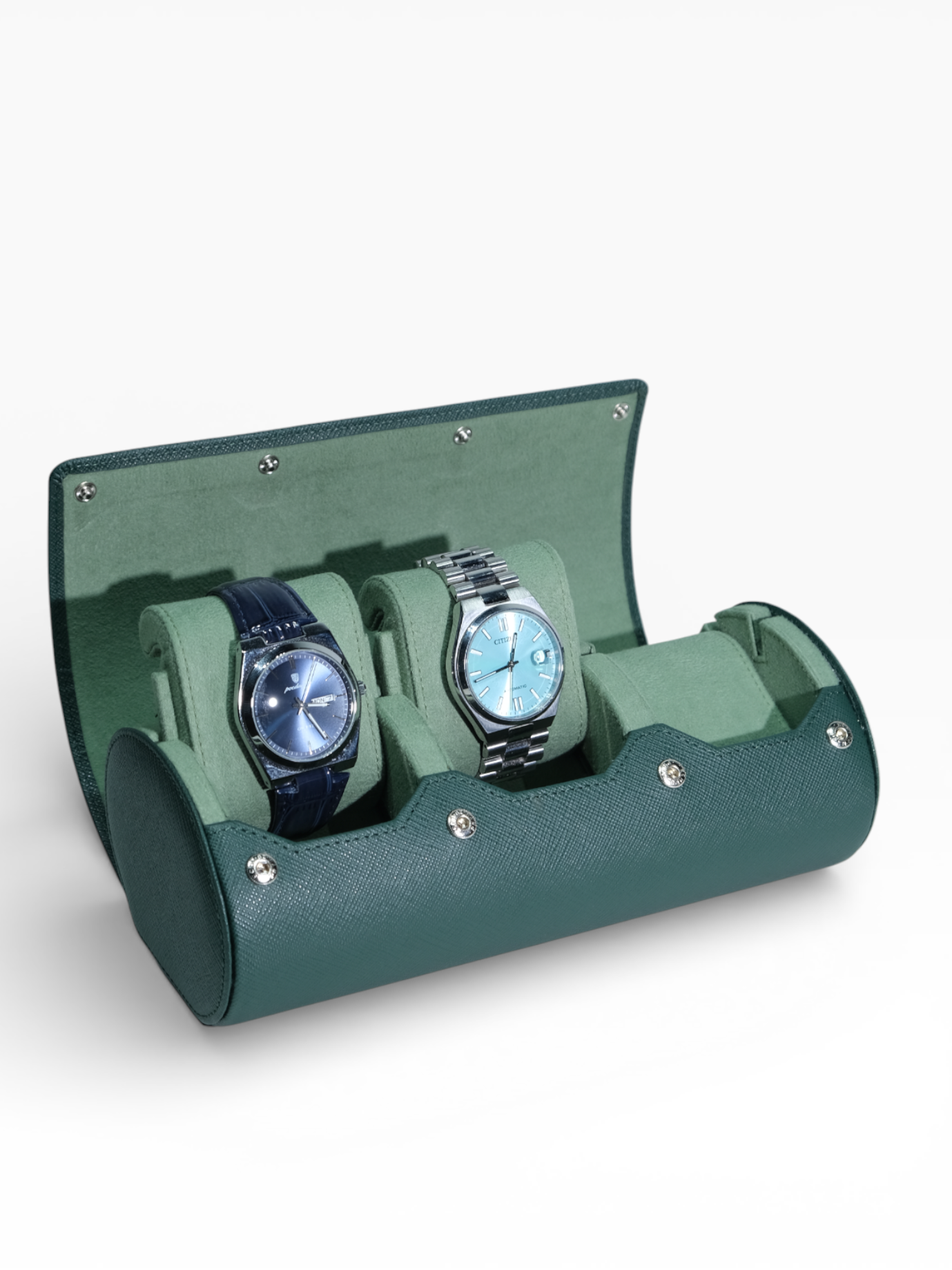 Watch Roll Saffiano - 3 Slot