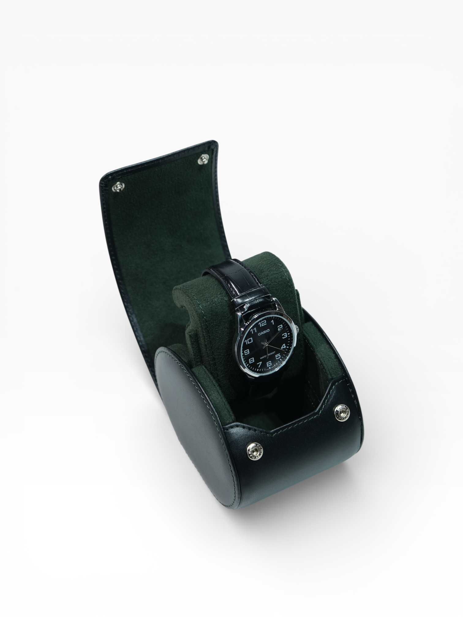 TEKLİ SAAT KORUMA - SİYAH / YEŞİL