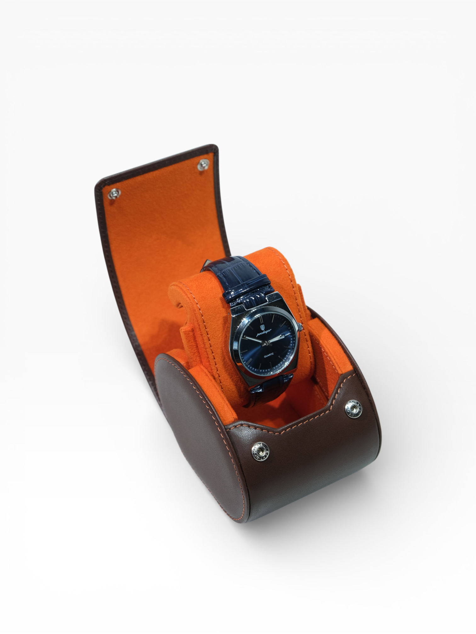 TEKLİ SAAT KORUMA - AÇIK KAHVE / TURUNCU