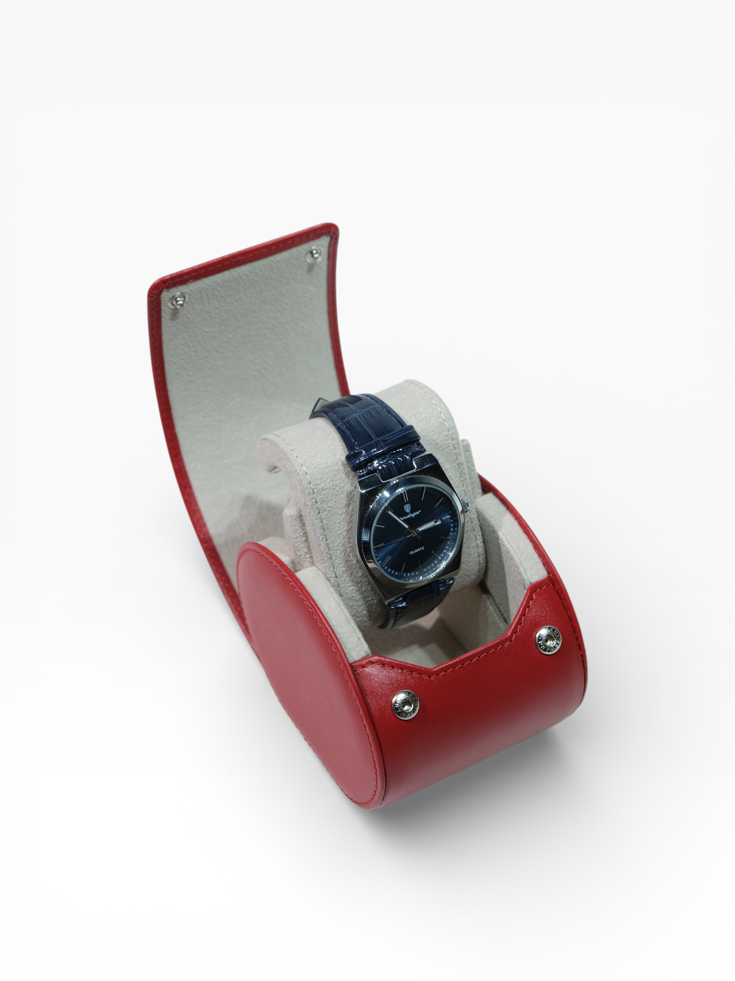 TEKLİ SAAT KORUMA - KIRMIZI / KREM