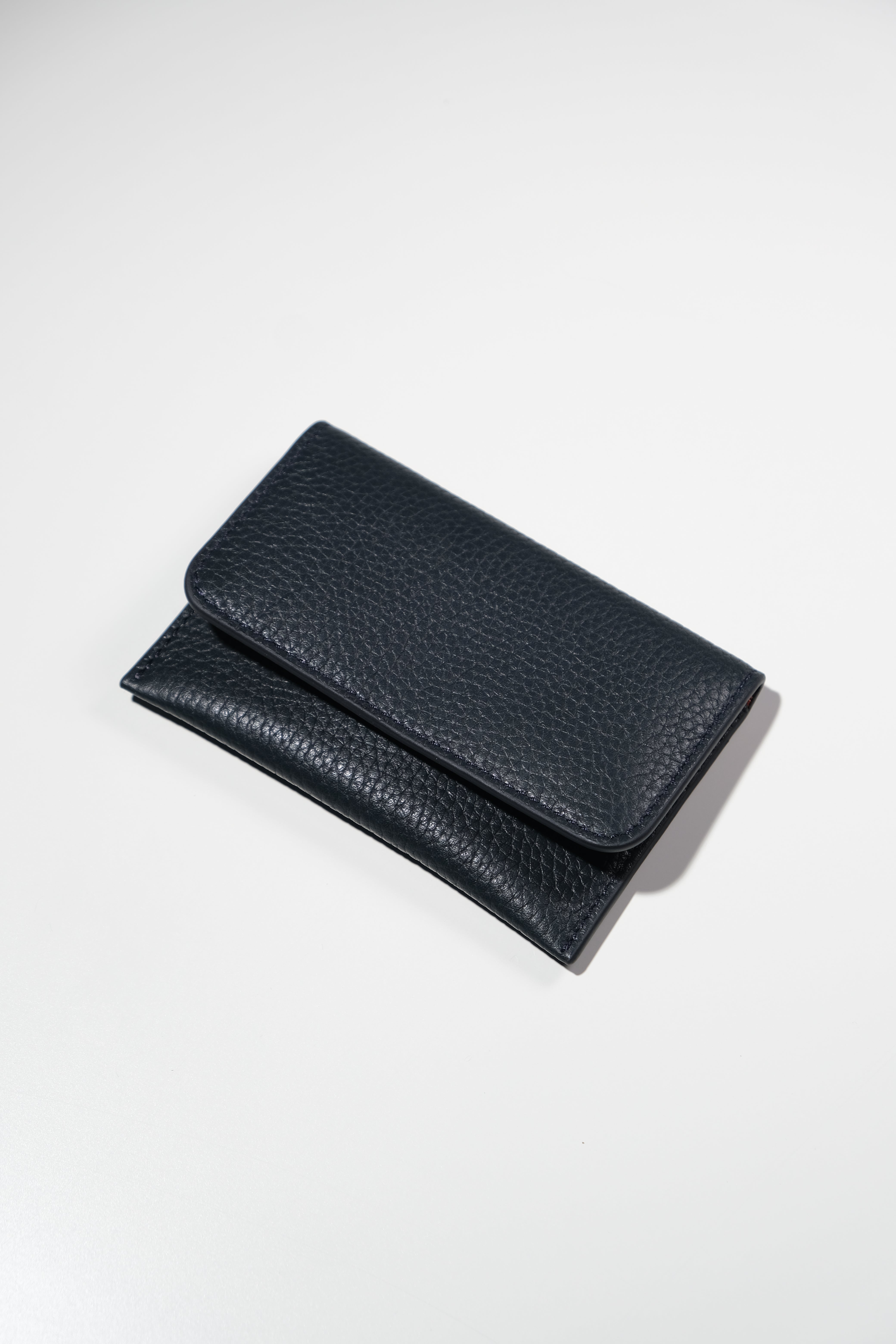 Deri Kartlık- Lacivert & Turuncu