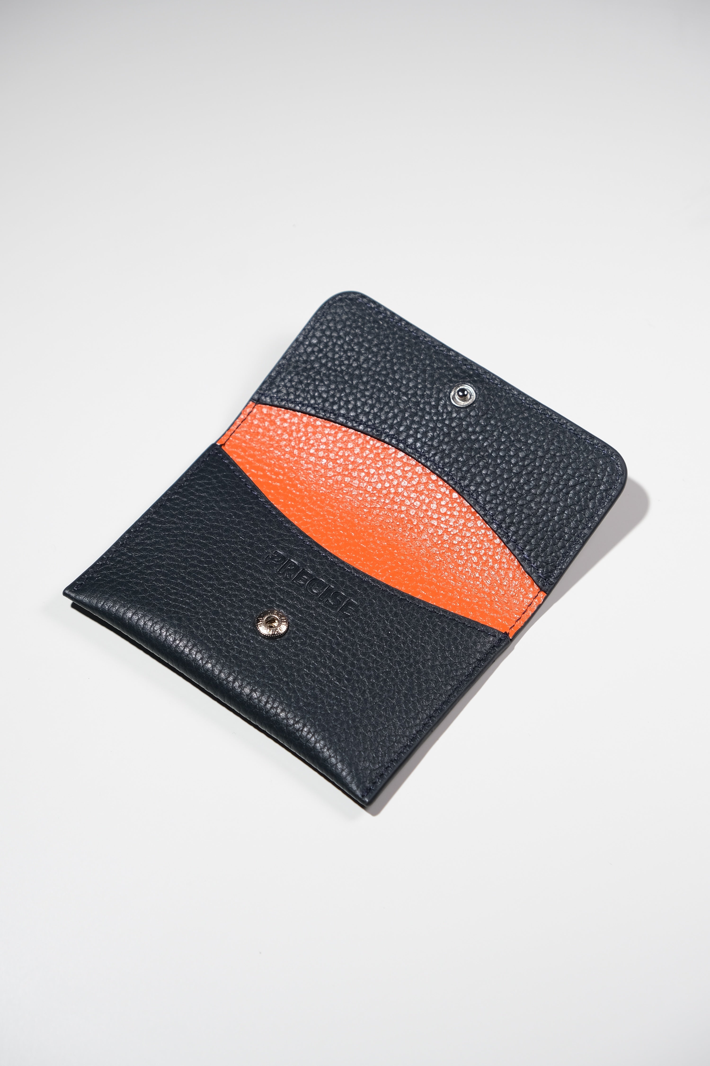 Deri Kartlık- Lacivert & Turuncu-2
