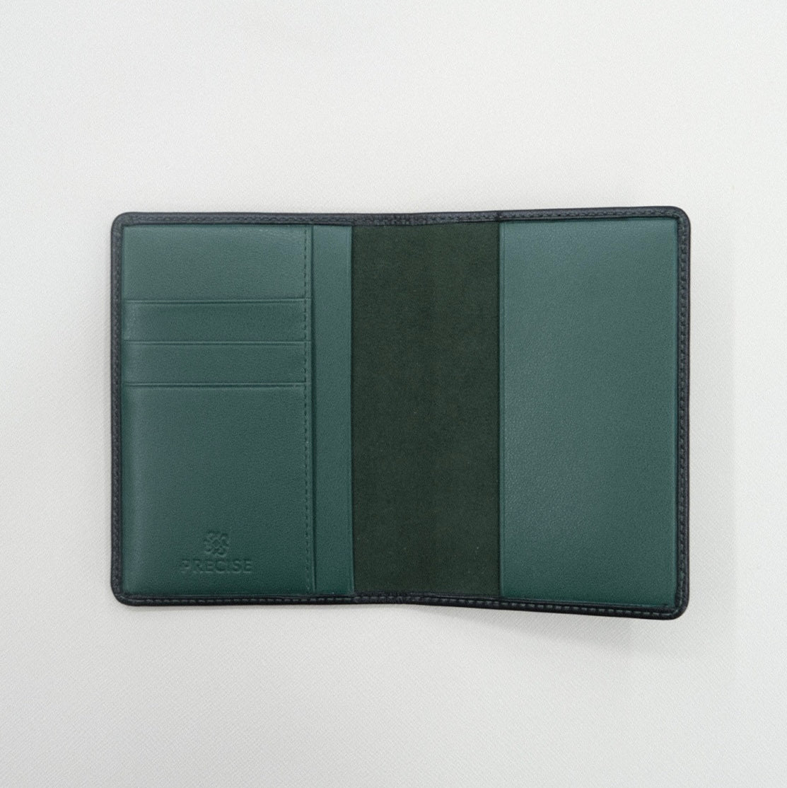 Passport Wallet - Green Detailed