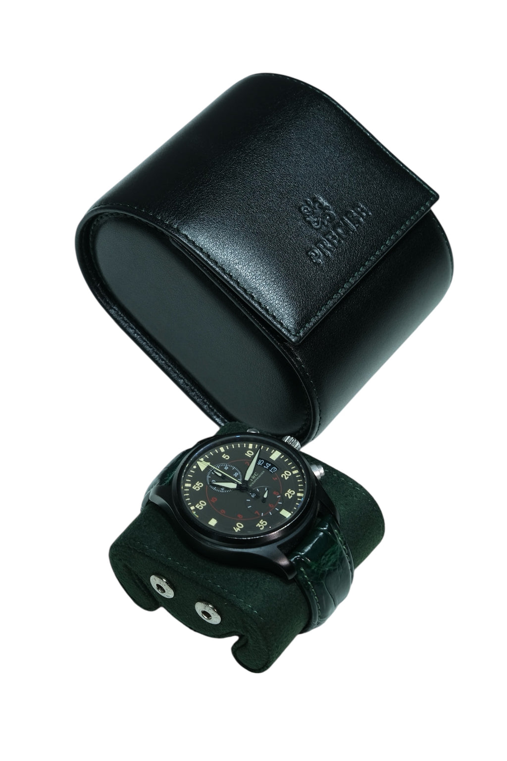 Watch Roll - 1 Watch - Black & Green