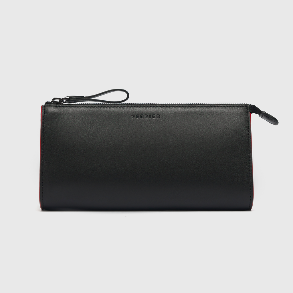Essentials Bag - Black & Red