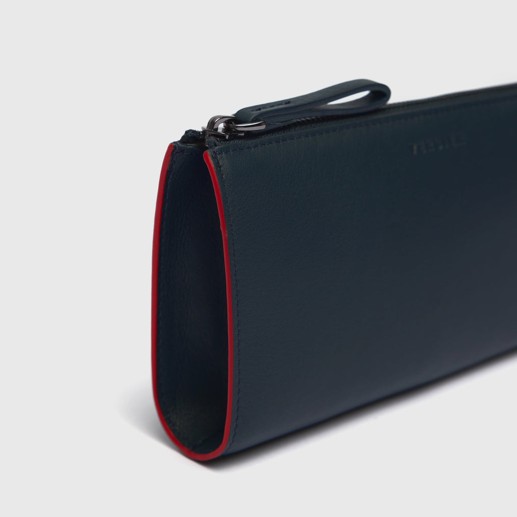 Essentials Bag - Navy & Red