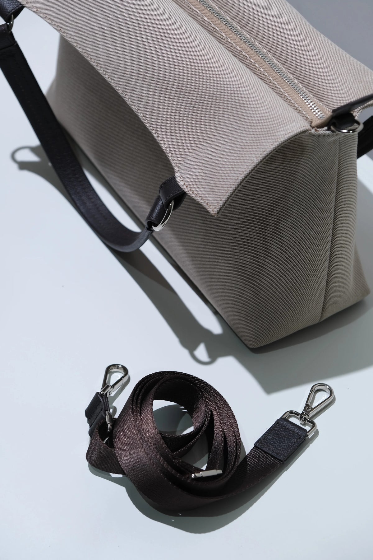 Ecru Canvas Bag